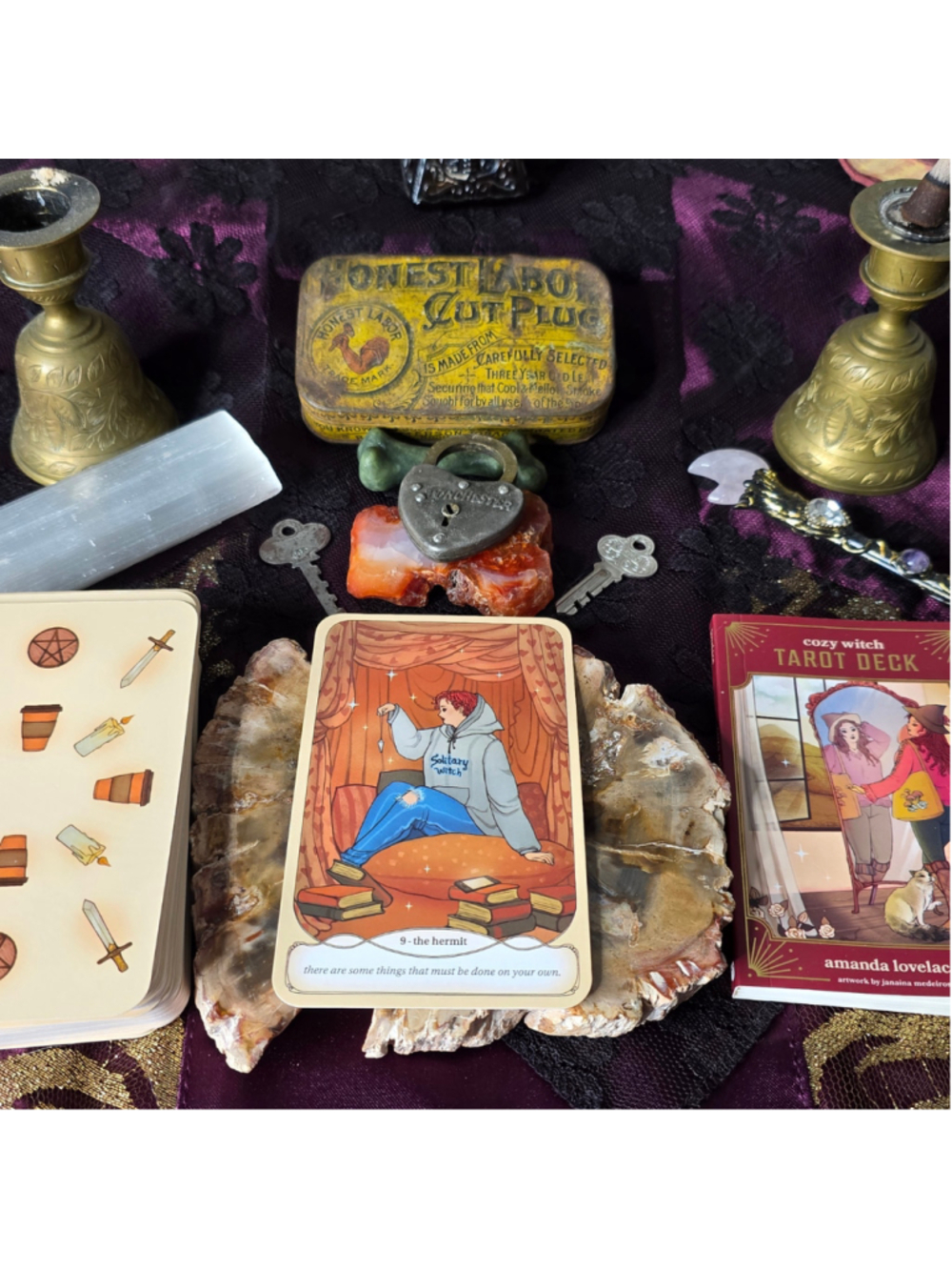 Cozy Witch Tarot Deck - Amanda Lovelace - Pre-Loved & Energized - Beginner
